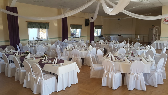 Vermietung St&uuml;hle, Tische, Stretch Hussen