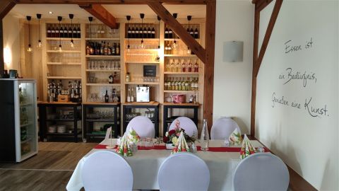 private Location mit offener Küche